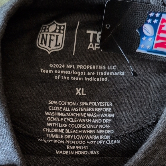 NFL Gray Crewneck Sweater Houston Texans - Picture 2 of 7